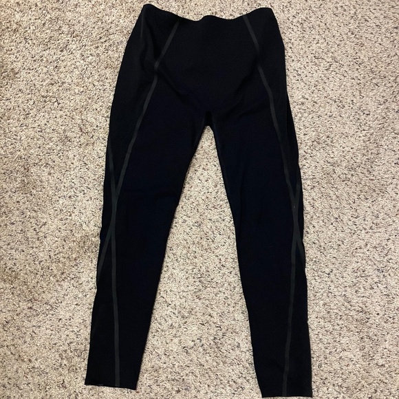 Spanx Everywhere Active Mesh Contour Panel Slimming Leggings  XL - Picture 1 of 3